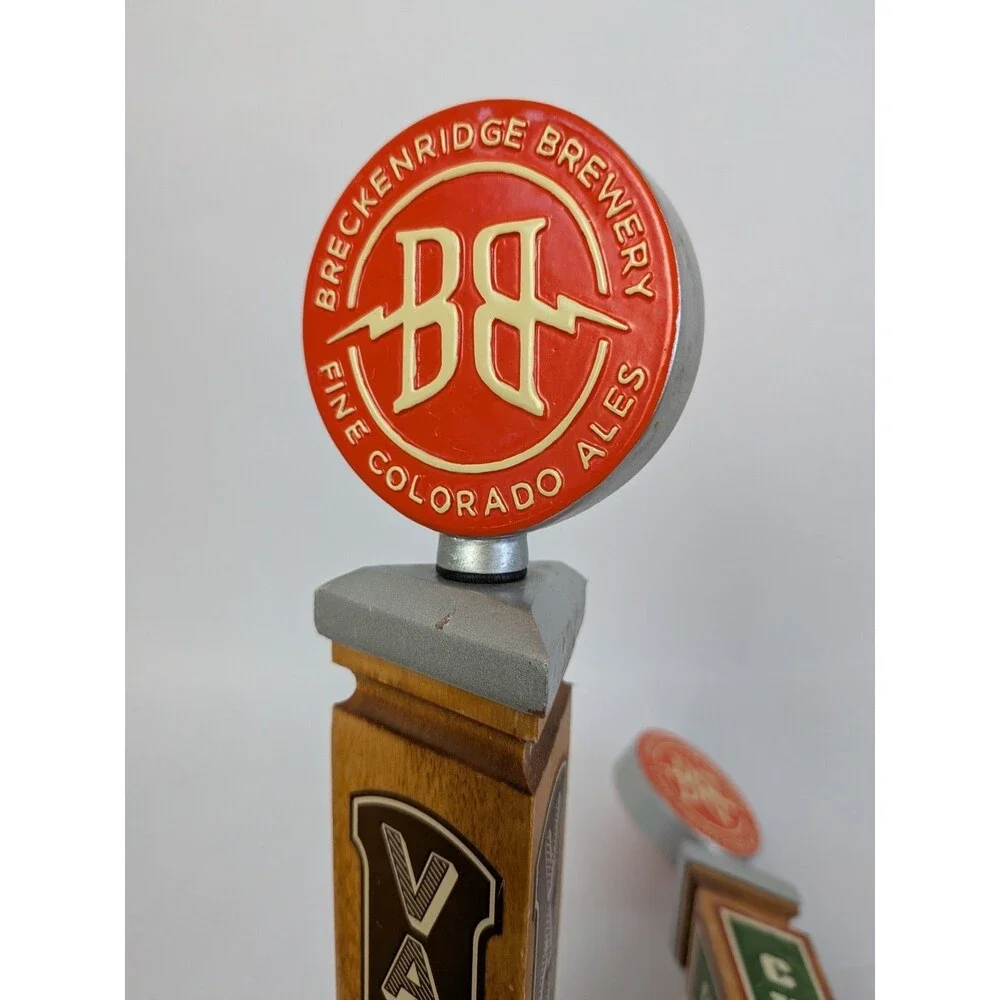 2 Breckenridge Brewery Christmas Ale Tap Handle Vanilla Porter Keg Mancave